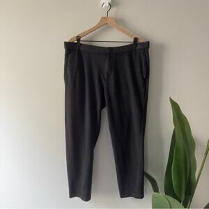 Theory Wool Blend Dark Gray Men's Dress Pants Zipper Button Pockets Business EUC